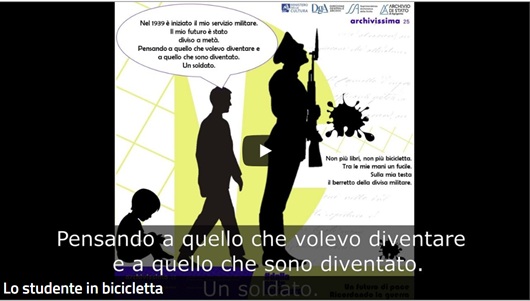 lo studente in bicicletta