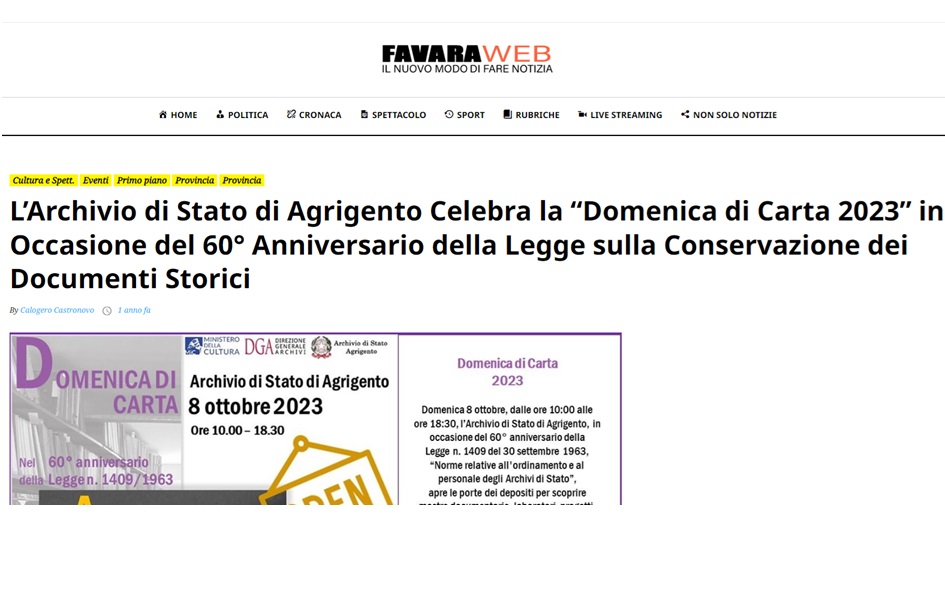 Favara Web Favara Web