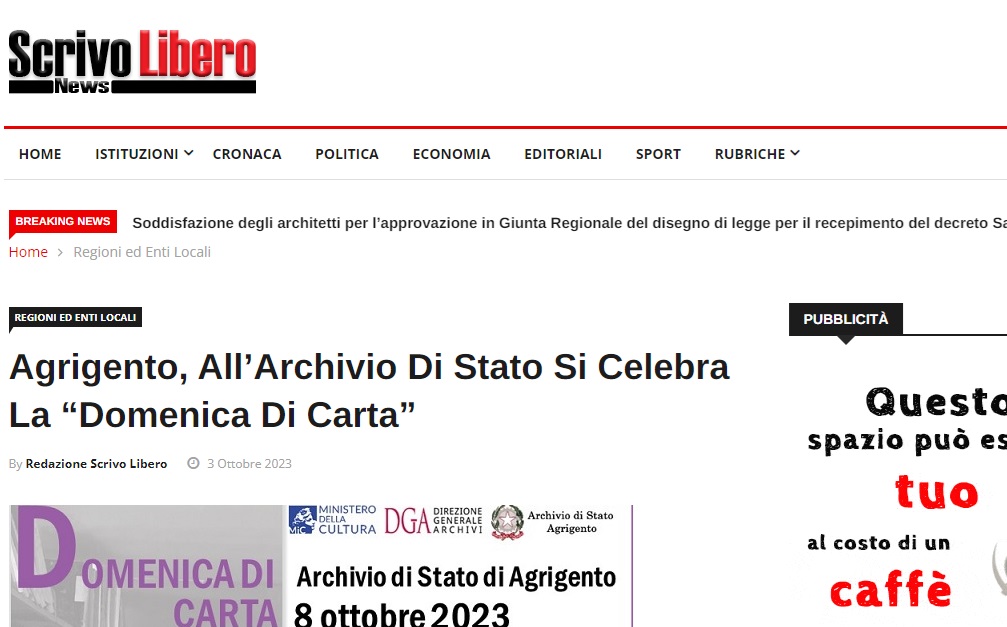 Scrivo Libero Scrivo Libero